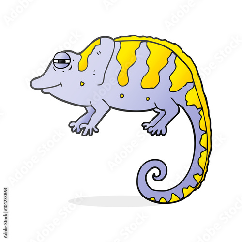 cartoon chameleon