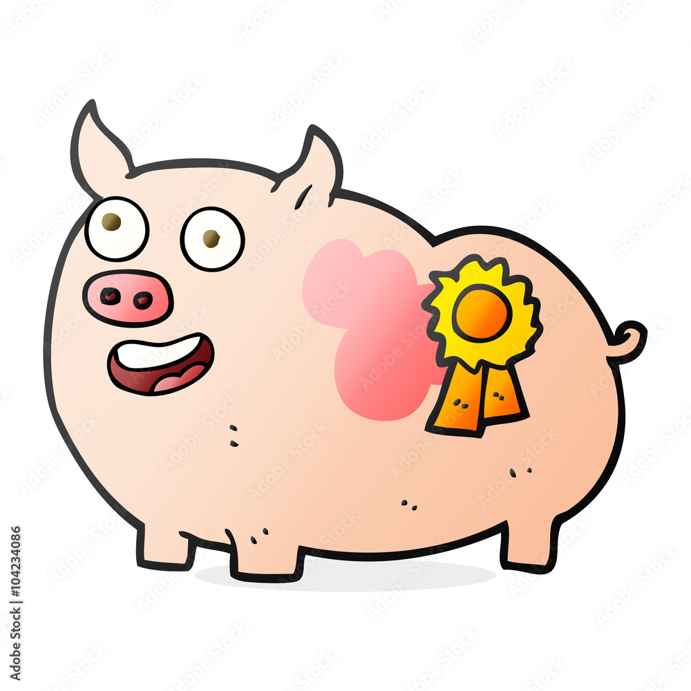 cartoon prize winning pig cartoon prize winning pig