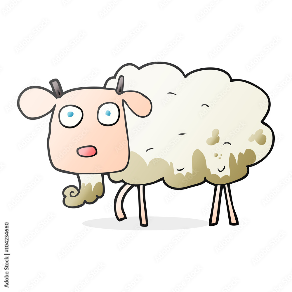 cartoon muddy goat cartoon muddy goat