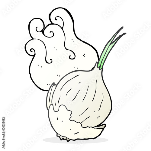 cartoon garlic