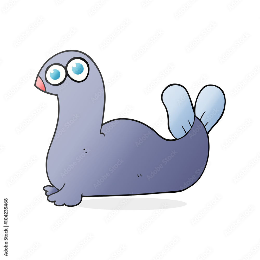 cartoon seal cartoon seal