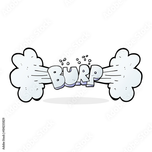 cartoon burp
