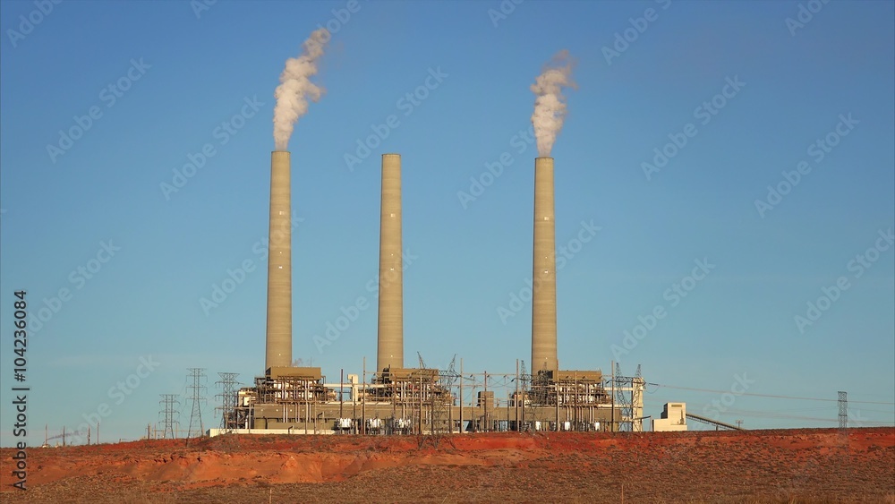 Navajo Power Station in Page, Arizona Navajo Power Station in Page, Arizona