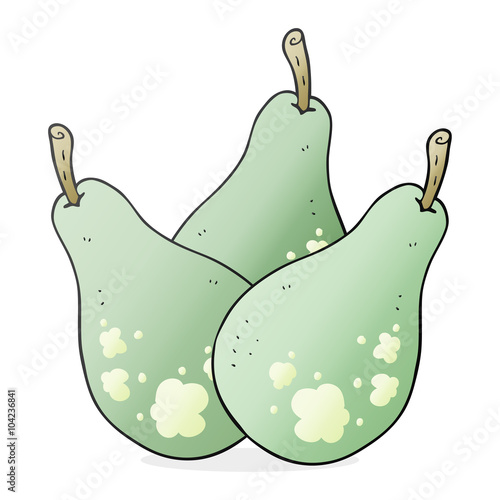 cartoon pears