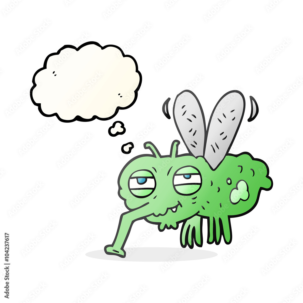 thought bubble cartoon fly thought bubble cartoon fly