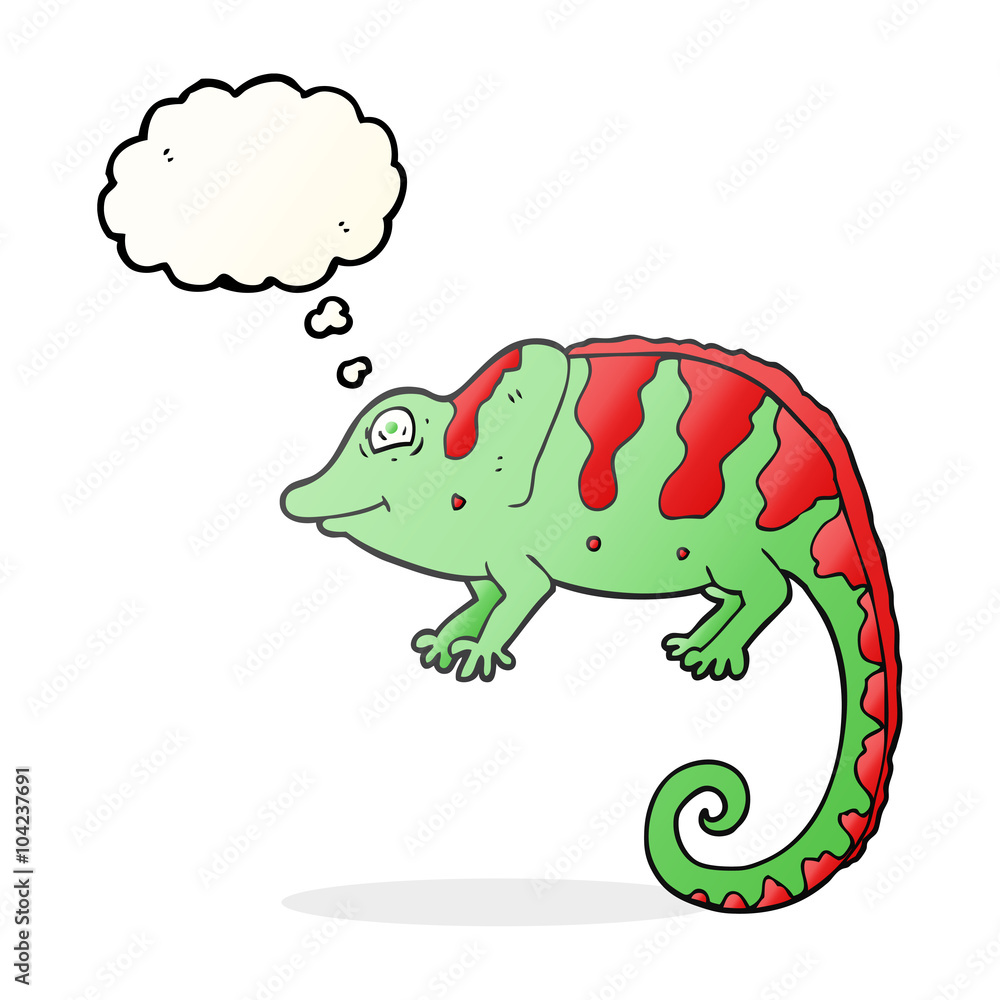 thought bubble cartoon chameleon thought bubble cartoon chameleon