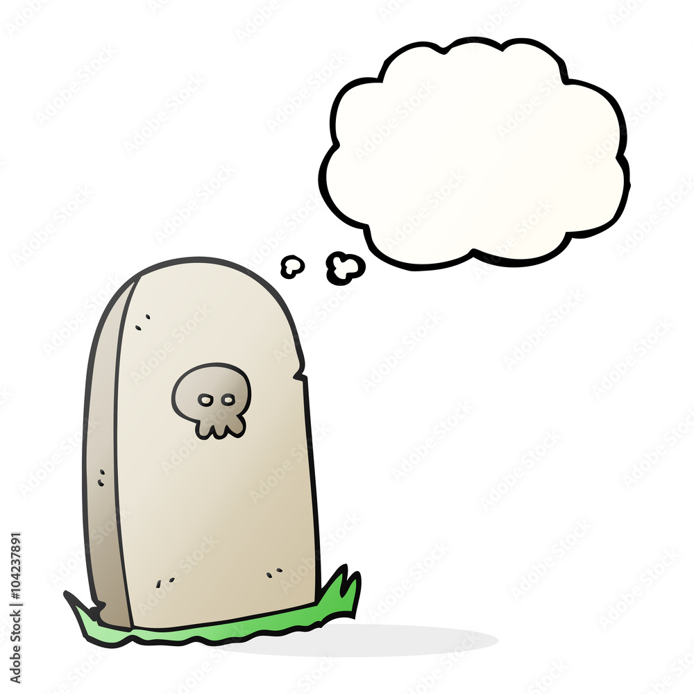 thought bubble cartoon grave thought bubble cartoon grave