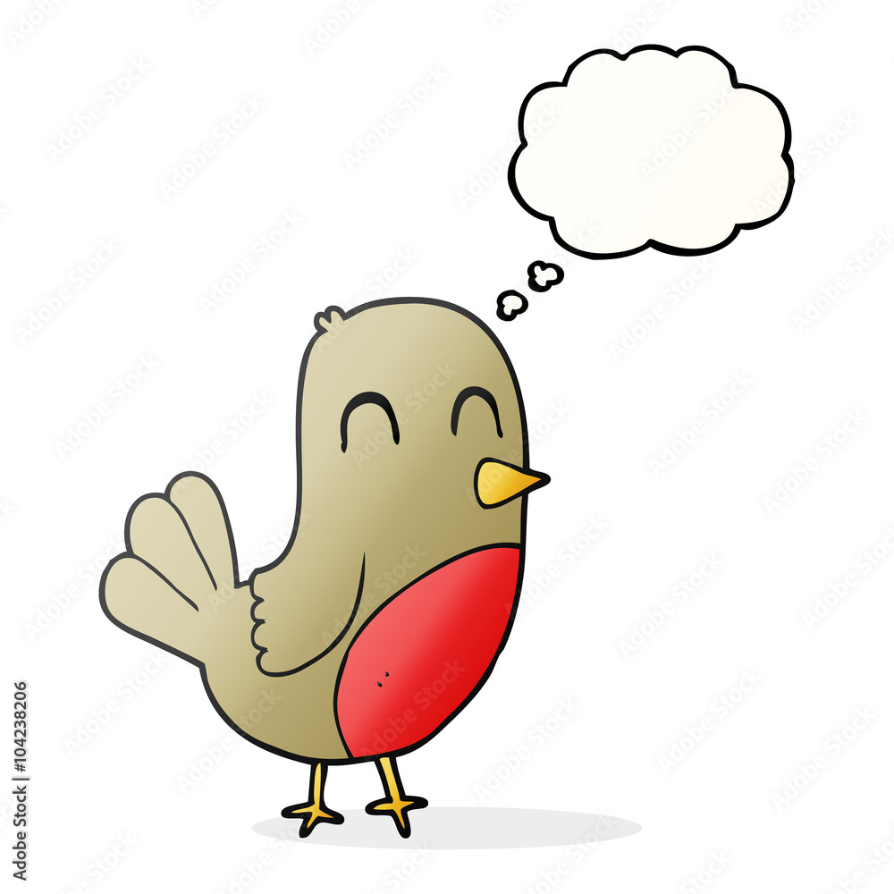 thought bubble cartoon robin thought bubble cartoon robin