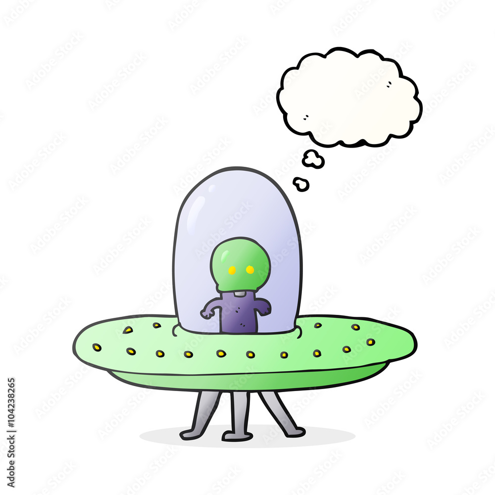 thought bubble cartoon flying saucer thought bubble cartoon flying saucer