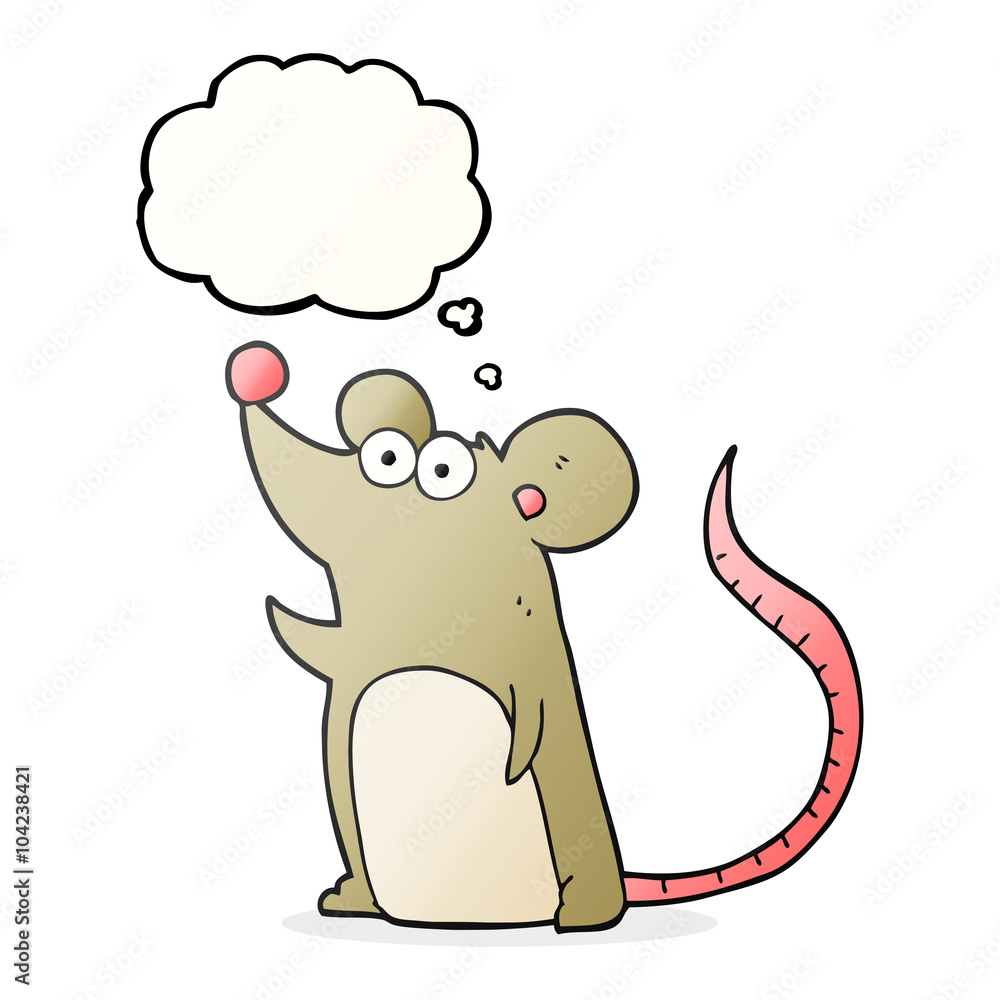 thought bubble cartoon mouse thought bubble cartoon mouse