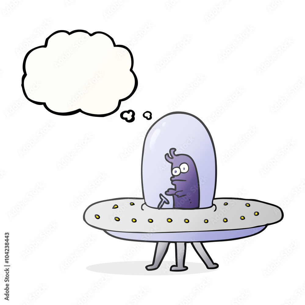 thought bubble cartoon flying saucer thought bubble cartoon flying saucer