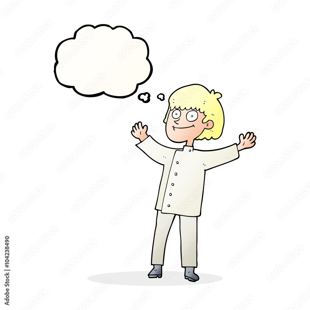 thought bubble cartoon chef thought bubble cartoon chef