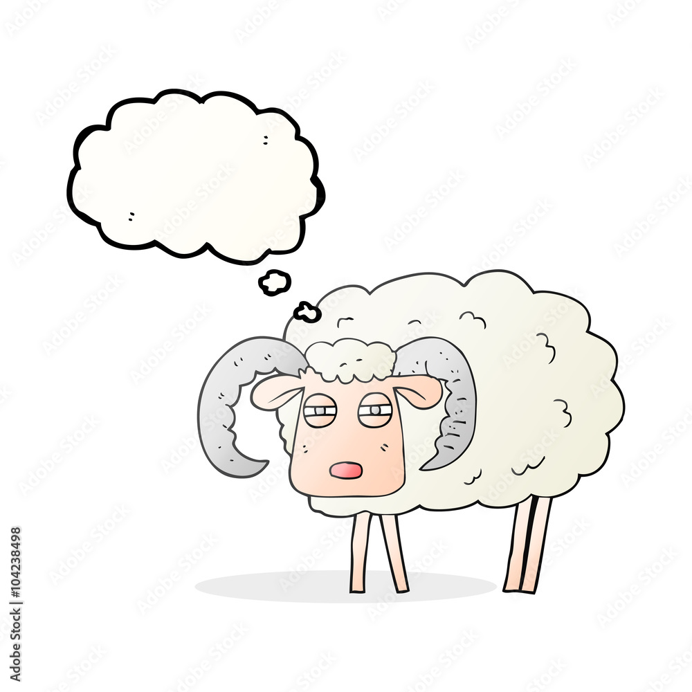 thought bubble cartoon ram thought bubble cartoon ram