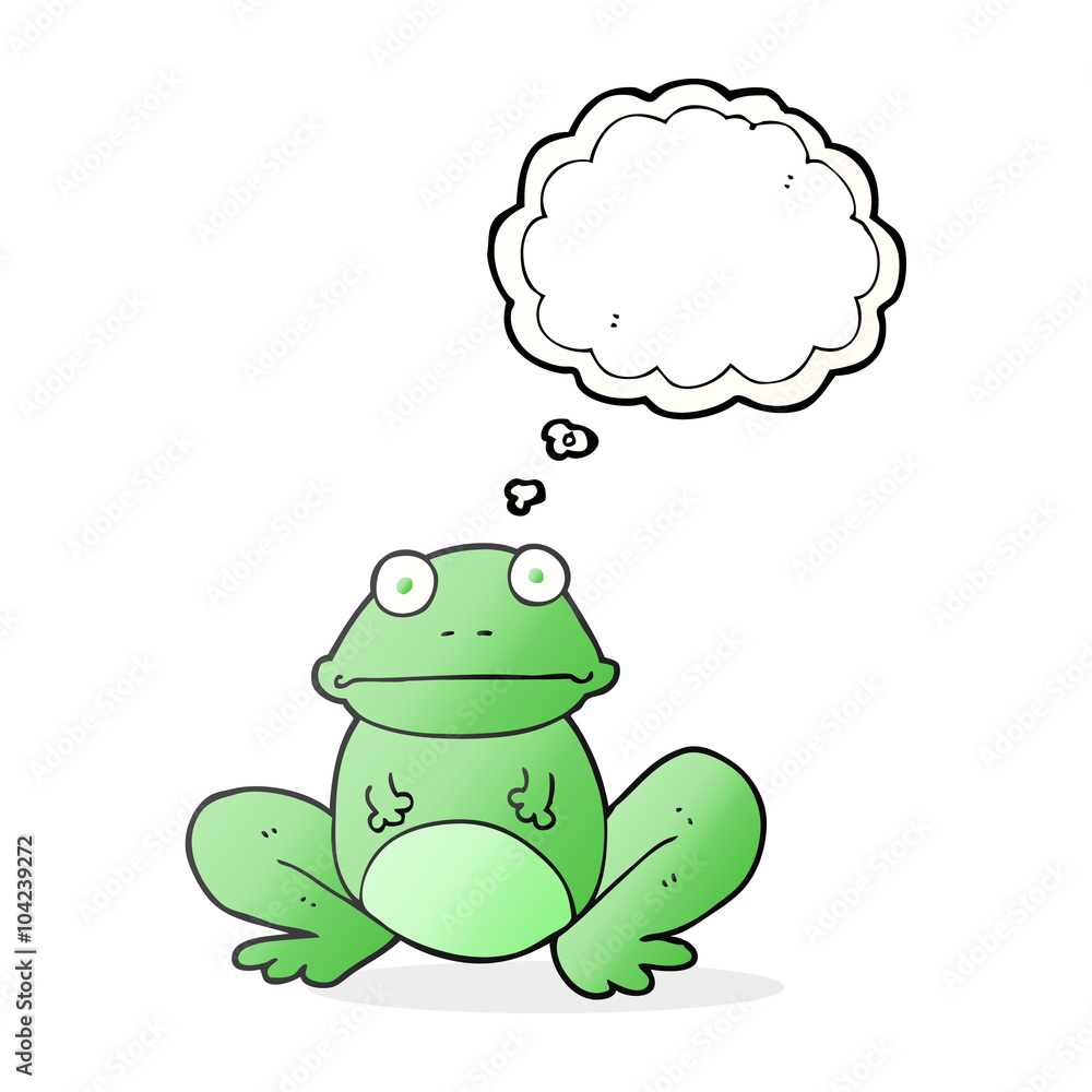 thought bubble cartoon frog thought bubble cartoon frog