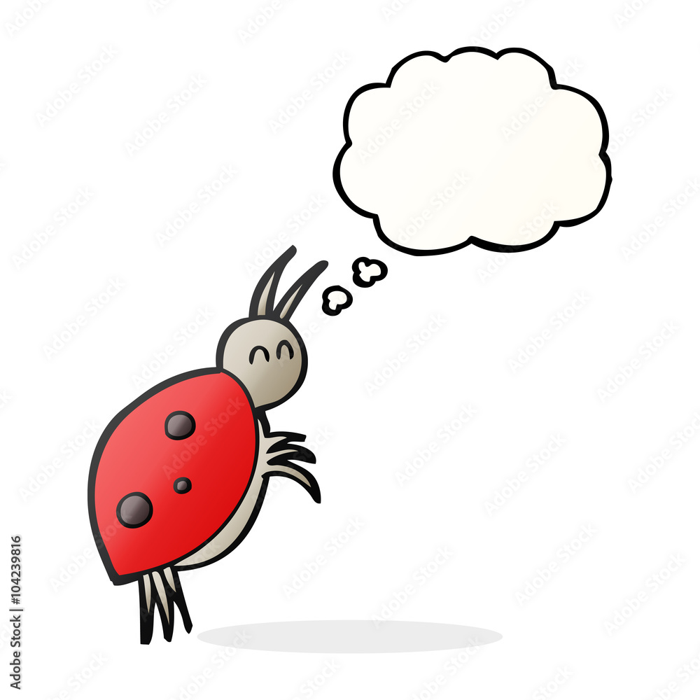 thought bubble cartoon ladybug thought bubble cartoon ladybug