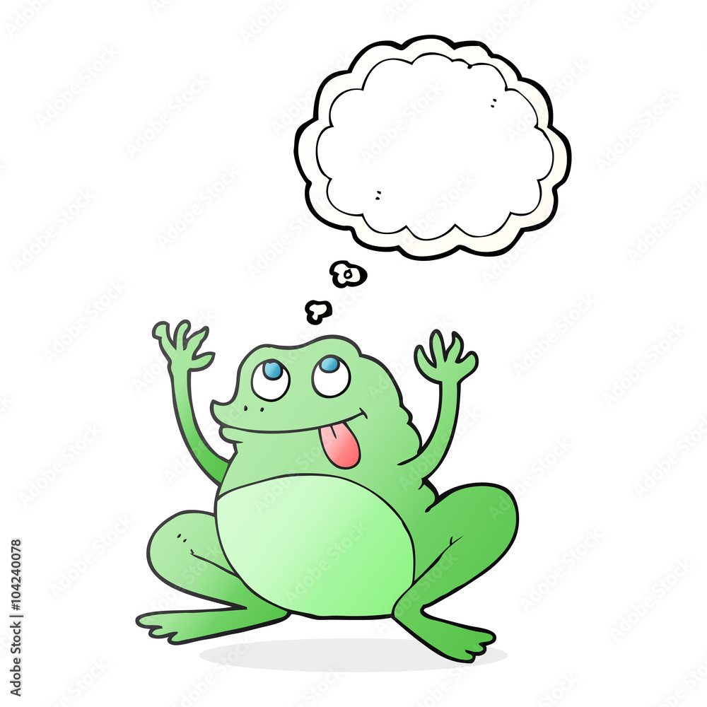 funny thought bubble cartoon frog funny thought bubble cartoon frog
