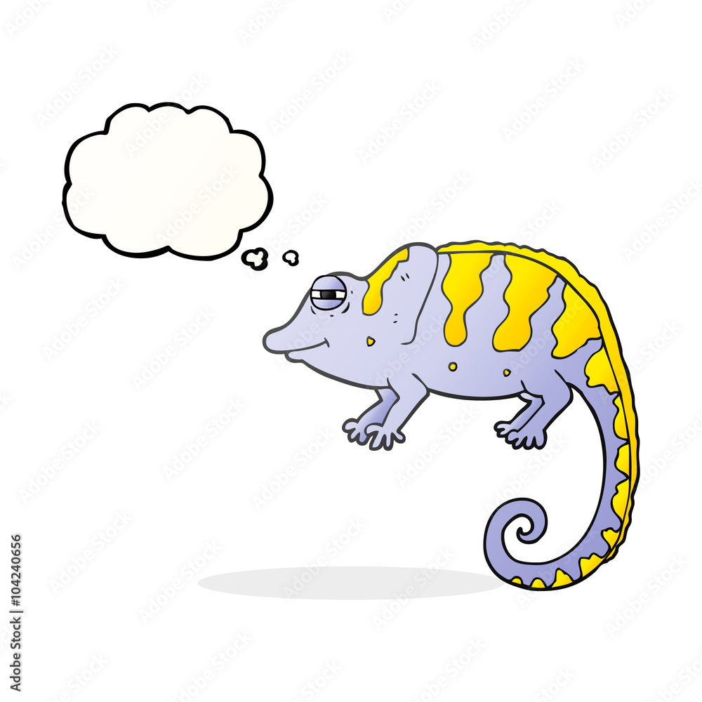 thought bubble cartoon chameleon thought bubble cartoon chameleon