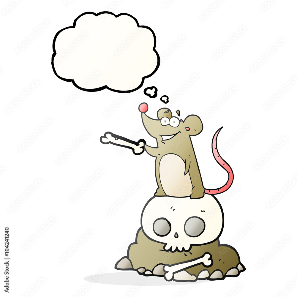 thought bubble cartoon graveyard rat thought bubble cartoon graveyard rat