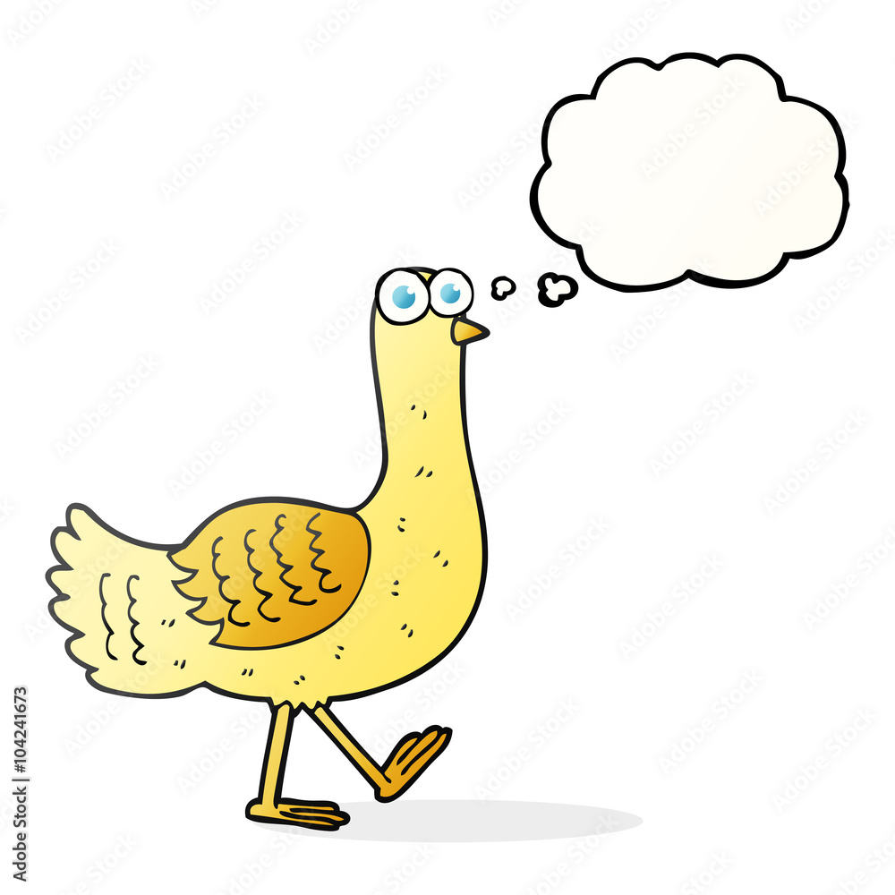 thought bubble cartoon bird thought bubble cartoon bird