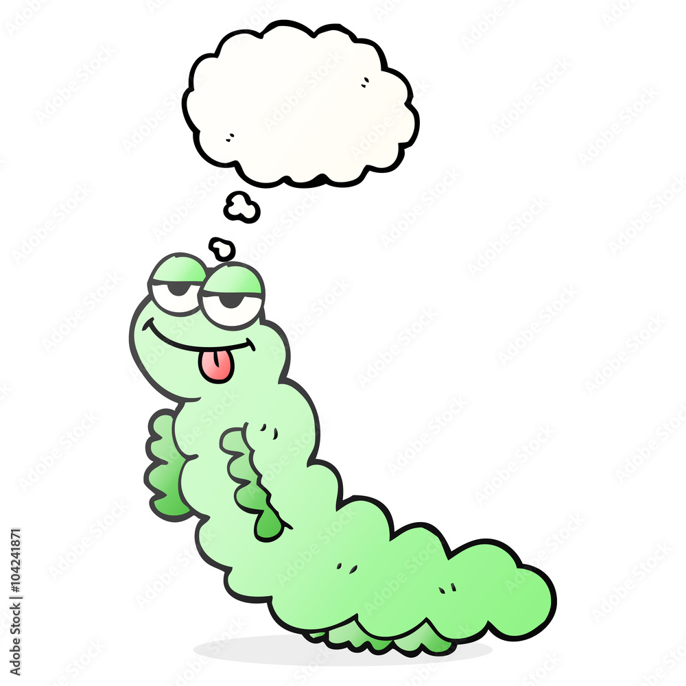 thought bubble cartoon caterpillar thought bubble cartoon caterpillar