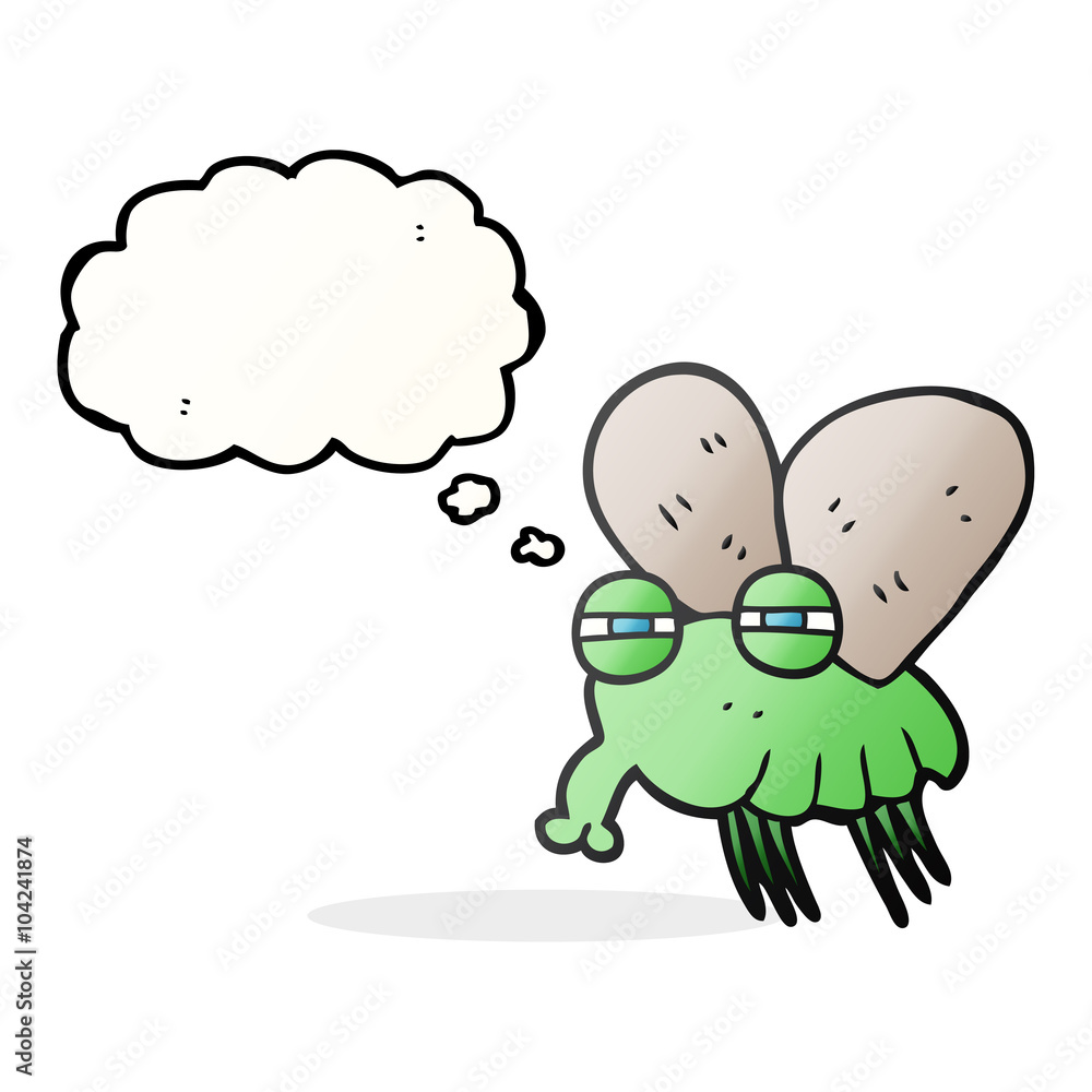 thought bubble cartoon fly thought bubble cartoon fly