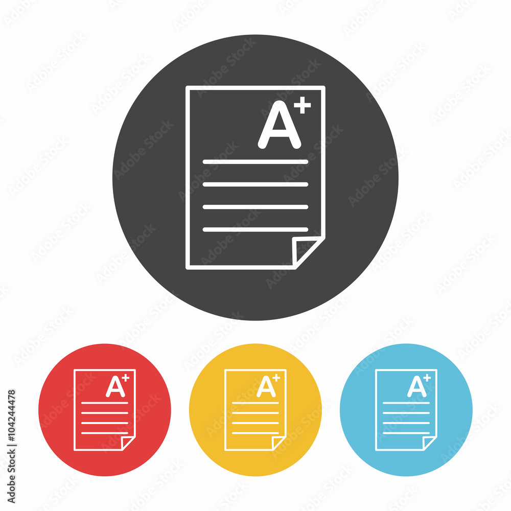 Examination paper icon Examination paper icon
