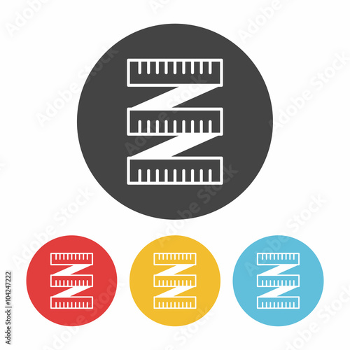 measuring tape icon