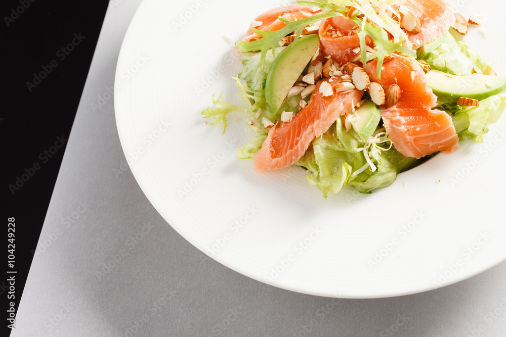 salad with salmon salad with salmon
