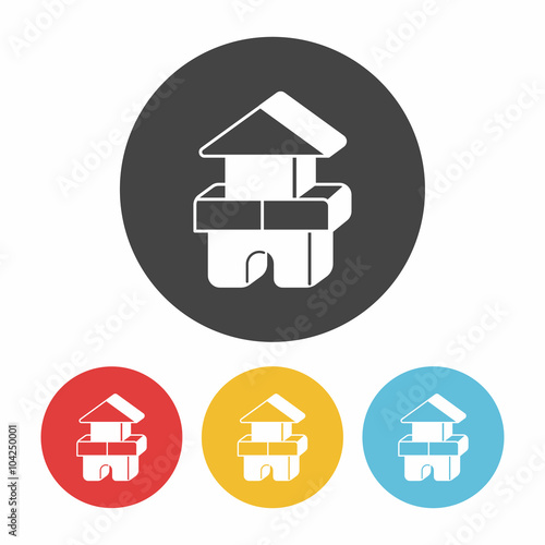 Wallpaper Mural baby toy bricks icon Torontodigital.ca