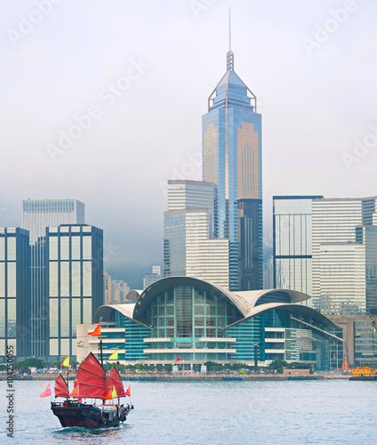 Hong Kong Downtown skyline
