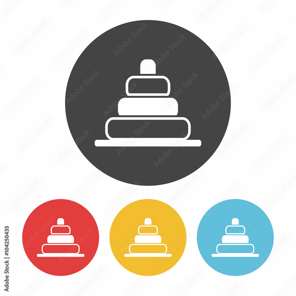 baby toy bricks icon baby toy bricks icon