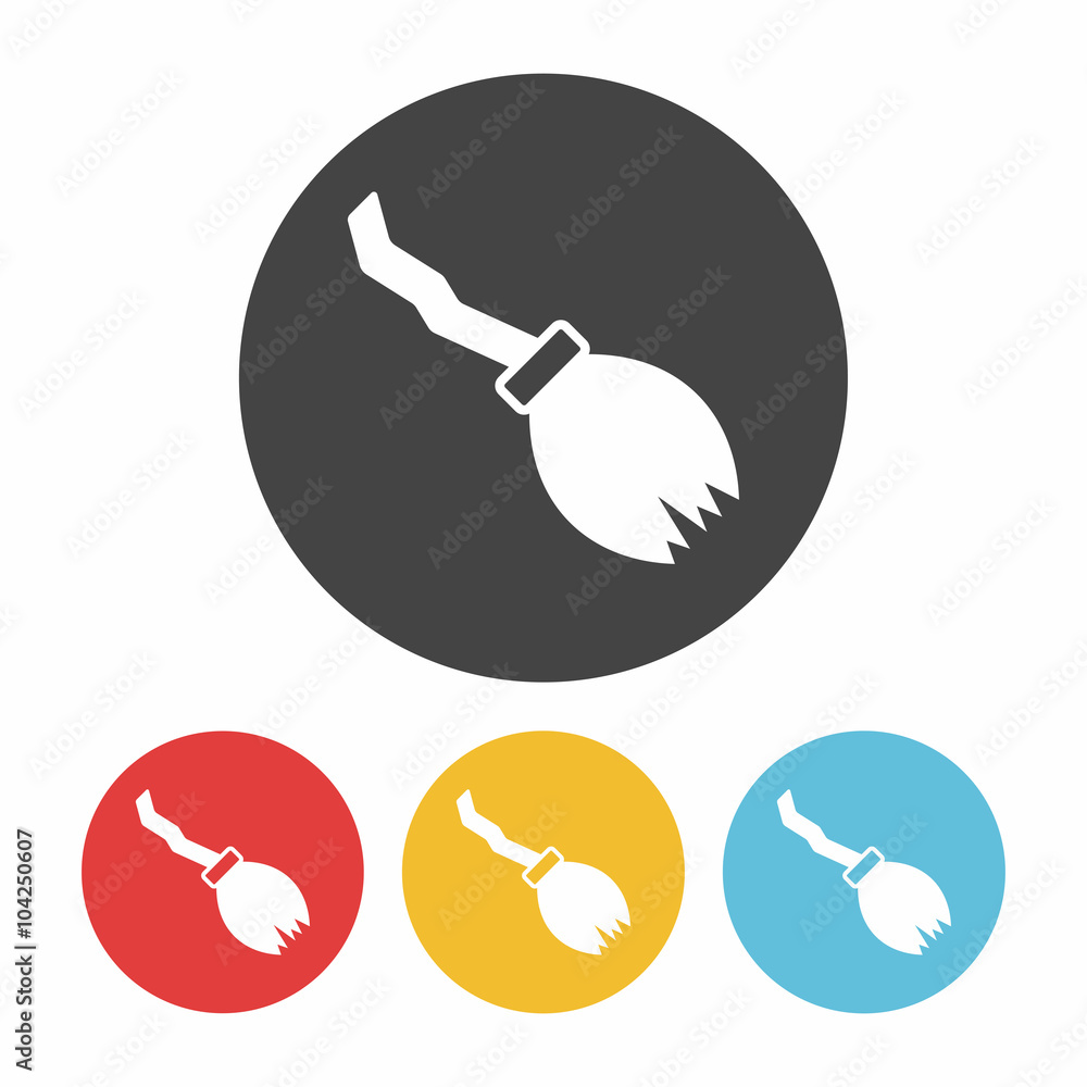 witch broom icon witch broom icon
