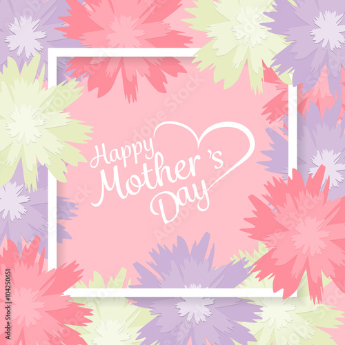 Mother's day background. ve...