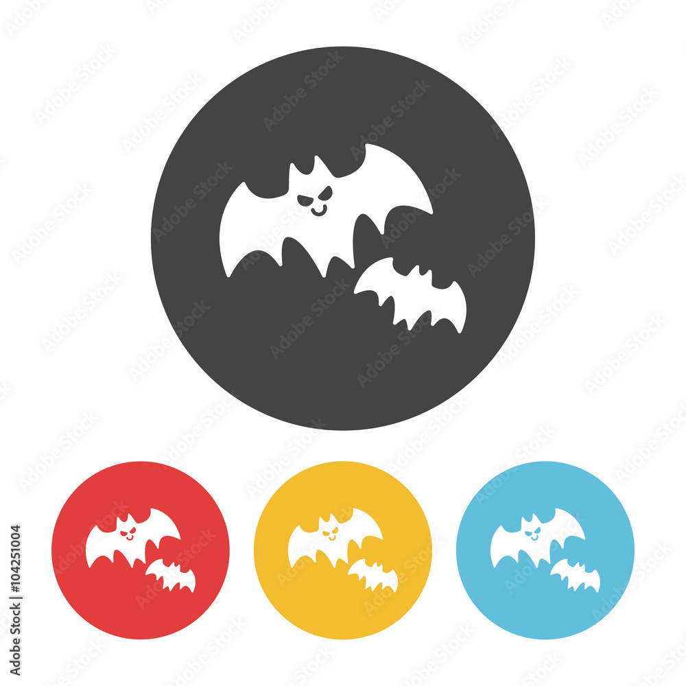 halloween bat icon halloween bat icon