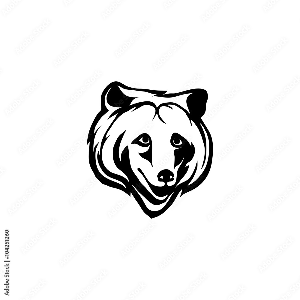 Obraz premium bear logo