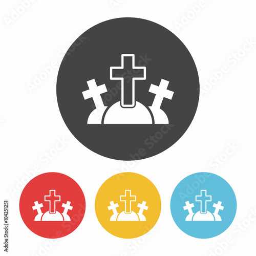 halloween grave icon