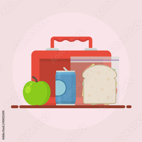 Lunch vector illustration