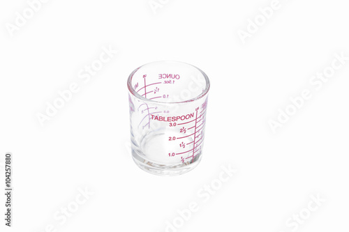 Obraz na plátně tablespoon (Selected focus) measuring glass