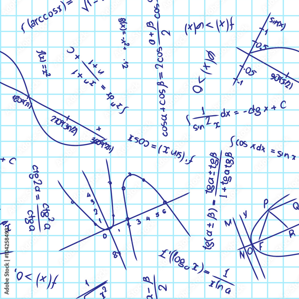 Vector mathematical pattern Vector mathematical pattern