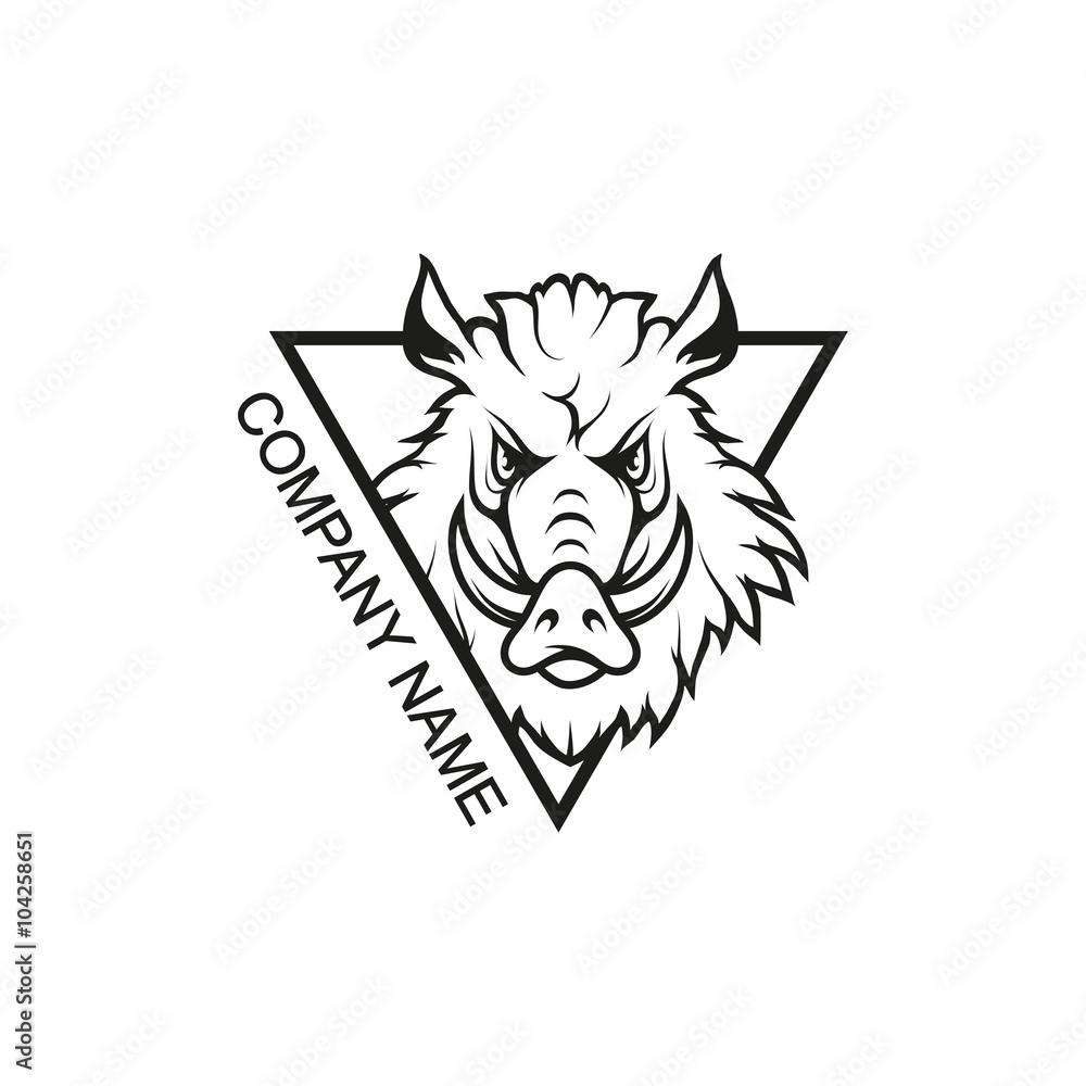 Obraz premium Boar logo