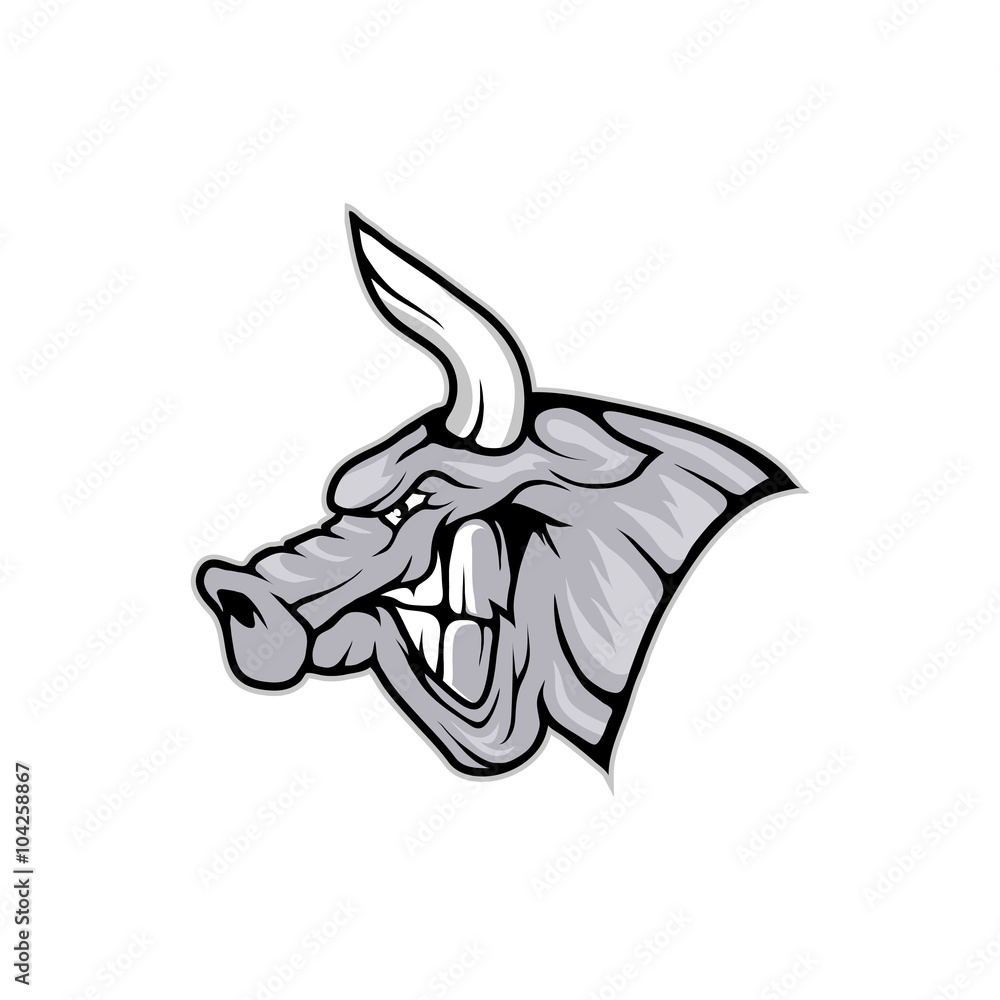 Fototapeta premium bull logo