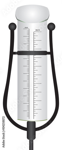 Cylindrical rain gauge