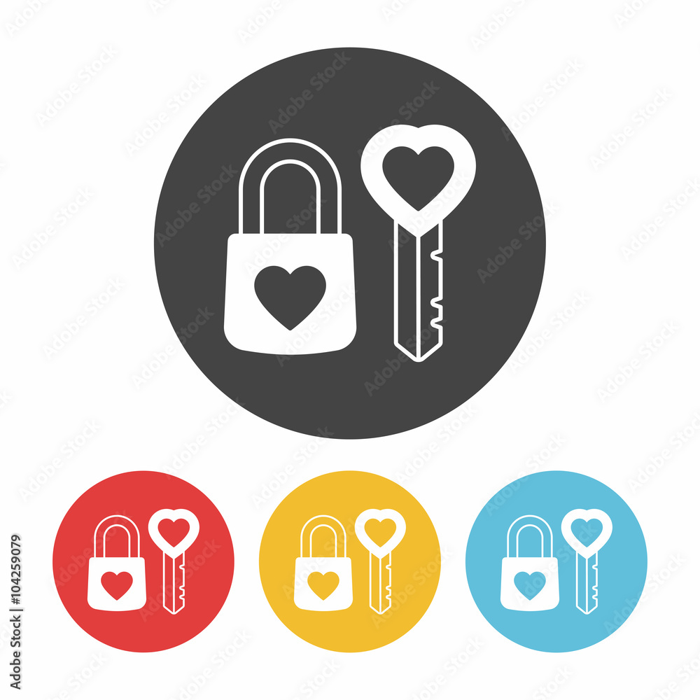 lover lock icon lover lock icon
