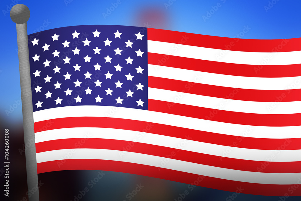 Fototapeta premium American Flag Background