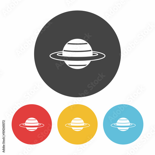 Space planet icon
