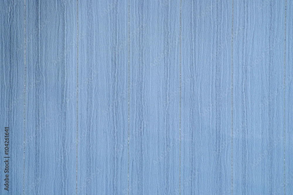 Blue fabric background stripy closeup Blue fabric background stripy closeup