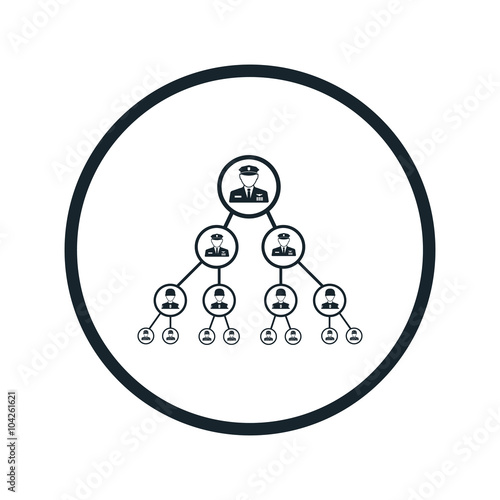 military hierarchy icon