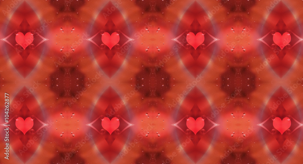 red love pattern