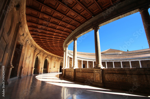 Alhambra de Grenade  Espagne  - Palacios de Carlos V