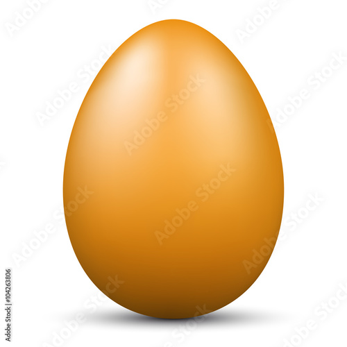 oranges/goldenes Osterei